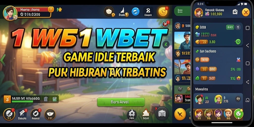 Screenshot gameplay 11WBET menampilkan kemajuan otomatis dan interaksi sederhana.