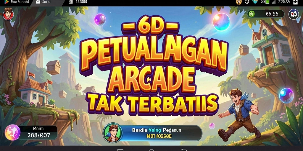 Tampilan interaktif gameplay 66D yang mendebarkan.