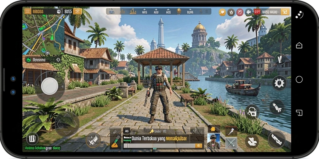 Gameplay Open World yang mengesankan dan menarik perhatian.