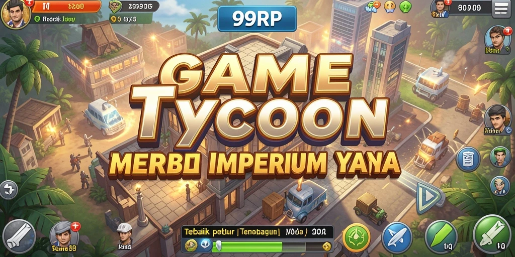 Tampilan gameplay 99RP dengan elemen tycoon yang menarik.