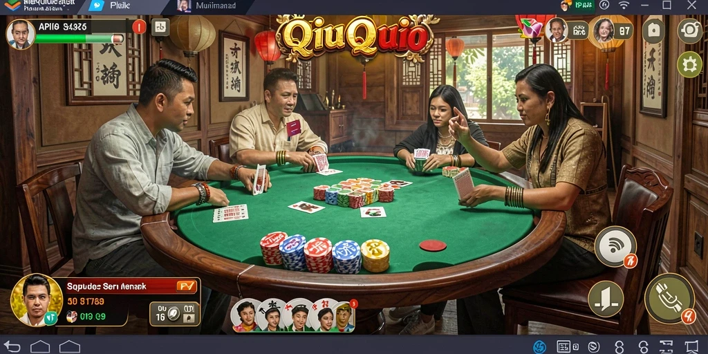 Screenshot gameplay QiuQiu yang menarik di API88.