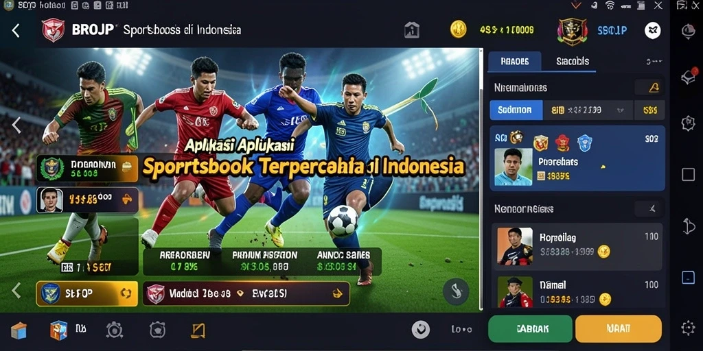 Tampilan gameplay BROJP yang menarik dan interaktif untuk taruhan olahraga.