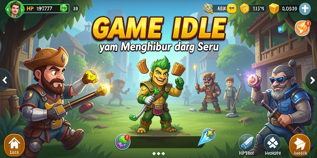 Tampilan gameplay HP777 yang menarik dan penuh warna.