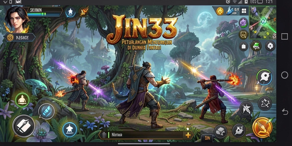 Tampilan gameplay JIN33 dengan aksi petualangan yang seru.