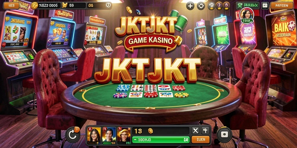 Screenshot gameplay JKTJKT menampilkan keseruan permainan Kasino yang menghibur.