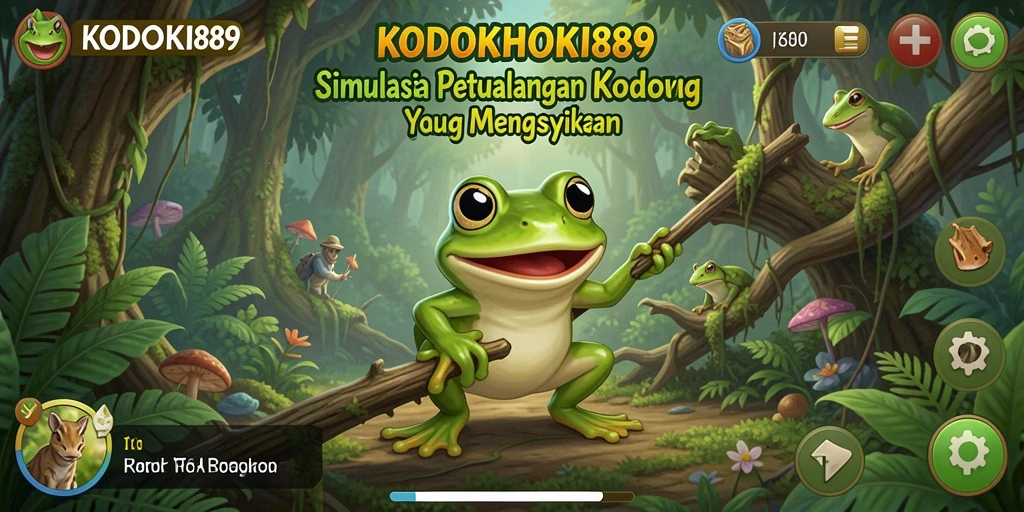 Gameplay KODOKHOKI889 menunjukkan petualangan seru kodok.