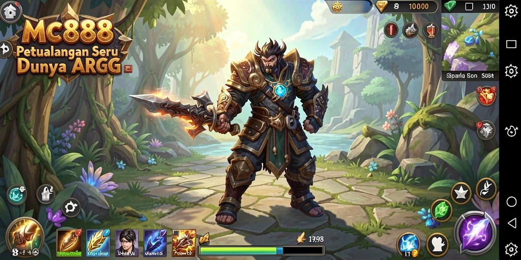 Tampilkan aksi seru dalam gameplay ARPG MC888.