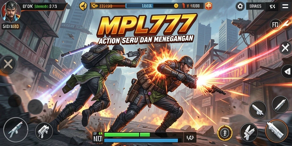 Screenshot MPL777 menunjukkan aksi seru dalam pertempuran yang mendebarkan.