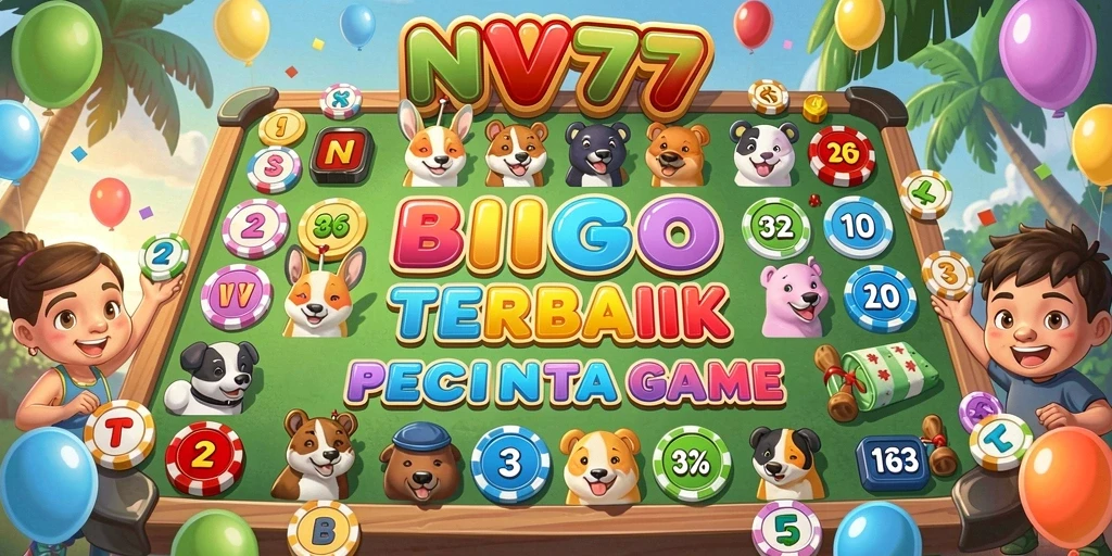Tampilan gameplay Bingo yang mengasyikkan di NV77.