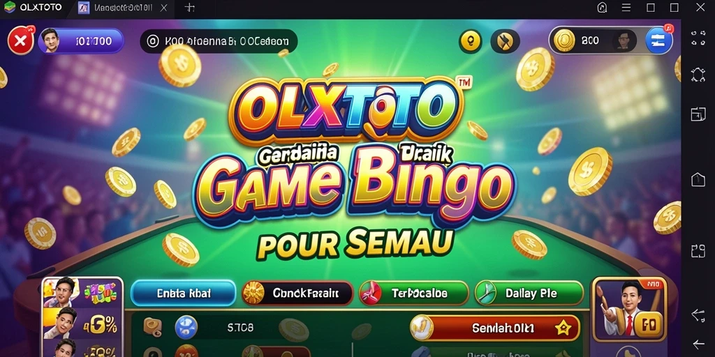 Tampilan gameplay seru dalam OLXTOTO menampilkan keseruan bermain Bingo.