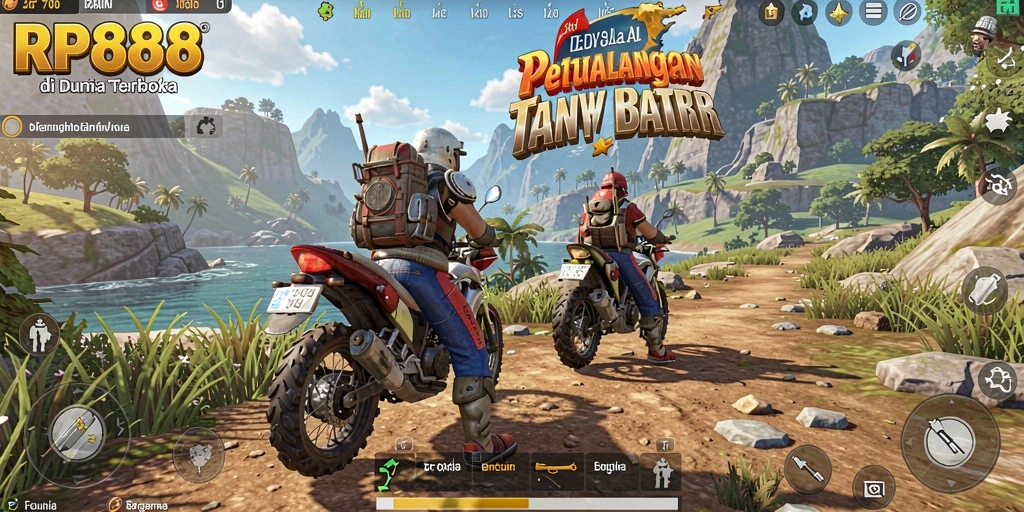 Tangkapan layar dari gameplay Open World yang memukau di RP888.