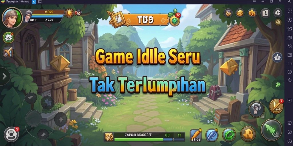 Screenshot T6 menampilkan gameplay Idle yang menyenangkan dan halus.