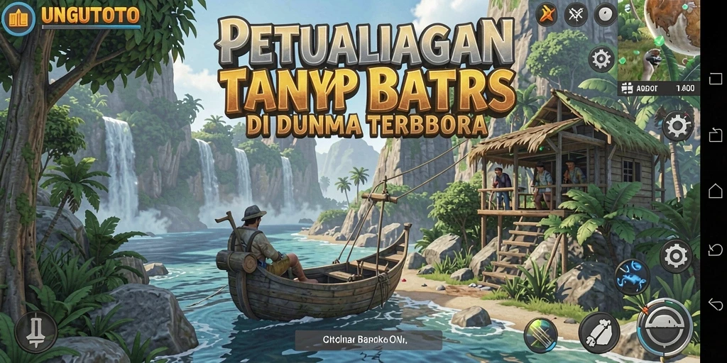 Tampilan menarik dari gameplay UNGUTOTO di dunia terbuka yang dinamis.